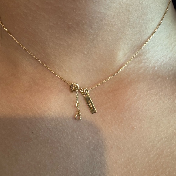 Morganne Bello Black Onyx cushion 18Kt yelow gold necklace - Picture 4 of 4